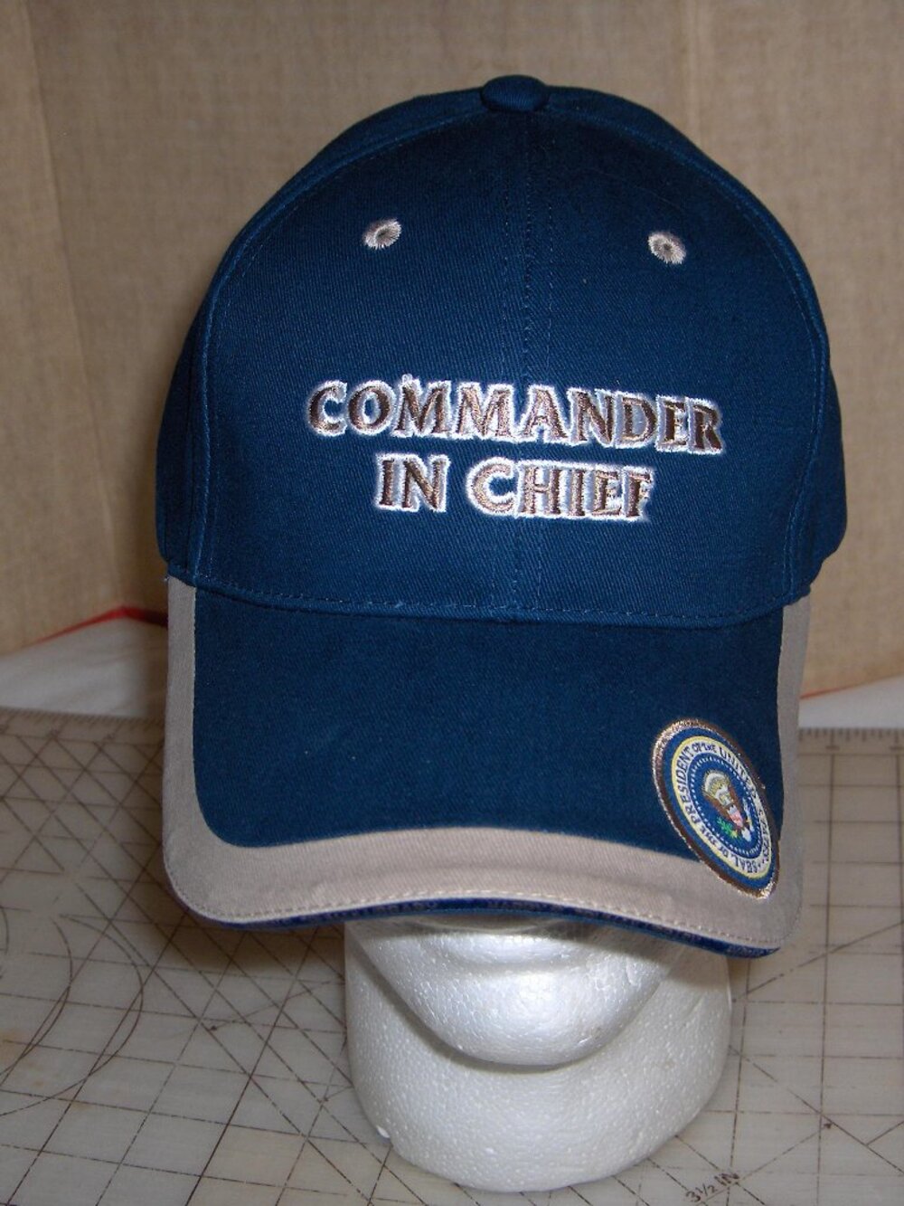 Commander in Chief Cap, Size Adjustable, NWT